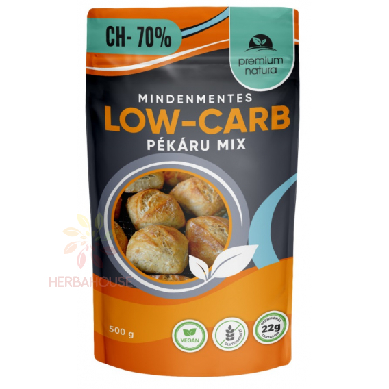Obrázok pre Premium Natura Low Carb Bezlepková múčna zmes na slané pečivo (500g)