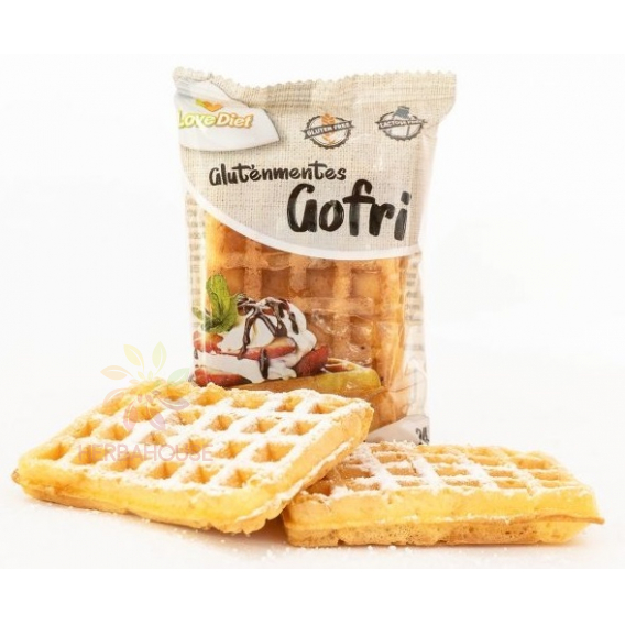 Obrázok pre LoveDiet Bezlepkové a bezlaktózové wafle (2ks)