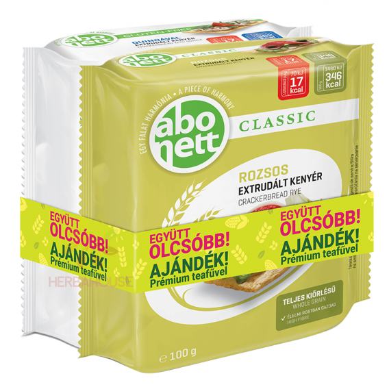 Obrázok pre Abonett Duopack Extrudovaný chlieb – quinoa a ražný (200g)