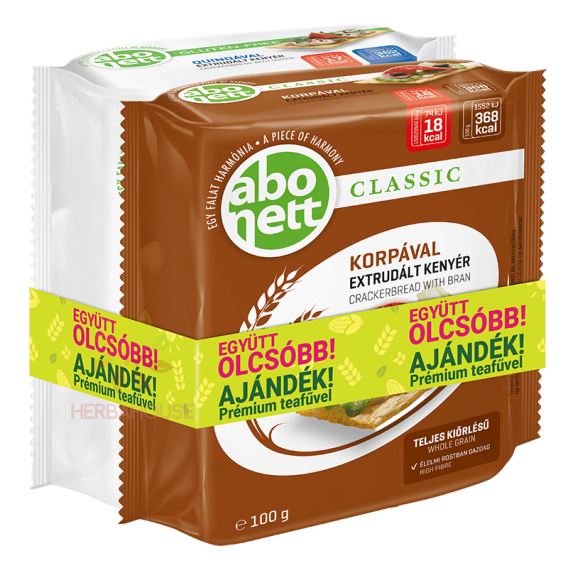 Obrázok pre Abonett Duopack Extrudovaný chlieb - so pšeničnými otrubami a quinoa (200g)