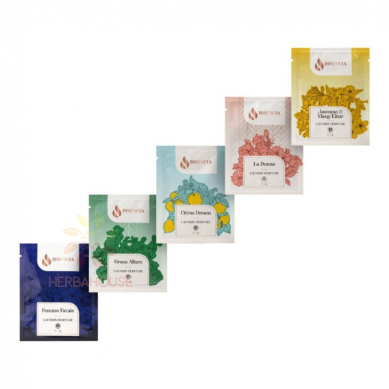 Obrázok pre Issencia Skúšobný set pracích parfumov 5×7 ml (35ml)