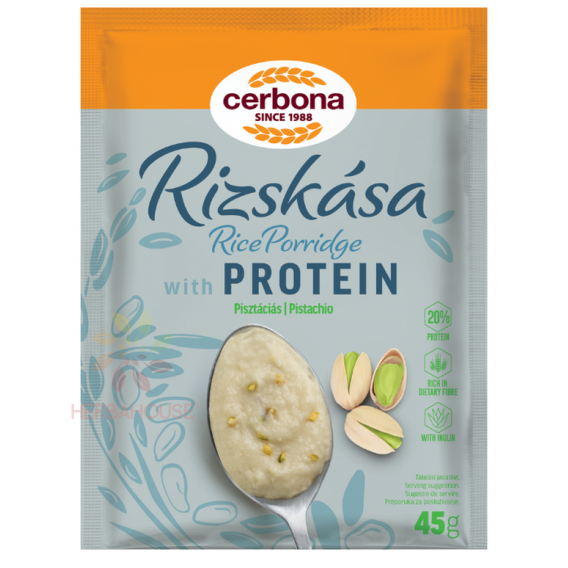 Obrázok pre Cerbona Protein Ryžová kaša s pistáciou a inulínom (45g)