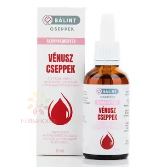 Obrázok pre Bálint cseppek Venušine bylinné kvapky pre ženské zdravie - bez alkoholu (50ml)