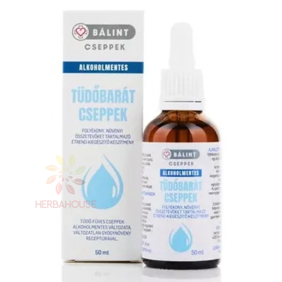 Obrázok pre Bálint cseppek Pľúcne bylinkové kvapky z 8 liečivých rastlín - bez alkoholu (50ml)