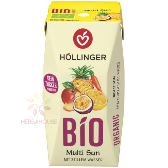 Obrázok pre Höllinger Bio Multivitamínový nektár s neperlivou vodou (200ml)