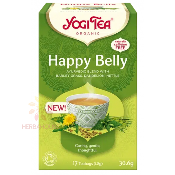 Obrázok pre Yogi Tea® Happy Belly Bio Ajurvédsky čaj Spokojné bruško (17ks) 