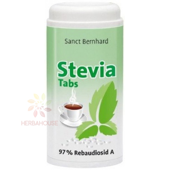 Obrázok pre Sanct Bernhard Stevia sladidlo tablety dávkovač (600ks) 