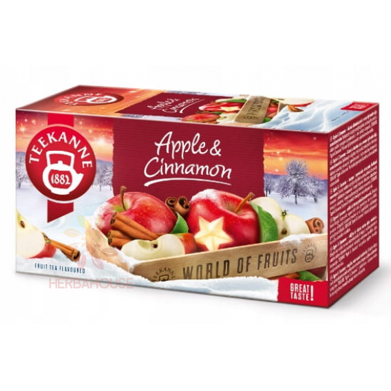 Obrázok pre Teekanne Apple & Cinnamon ovocno-bylinný čaj jablko a škorica, porciovaný (20ks)