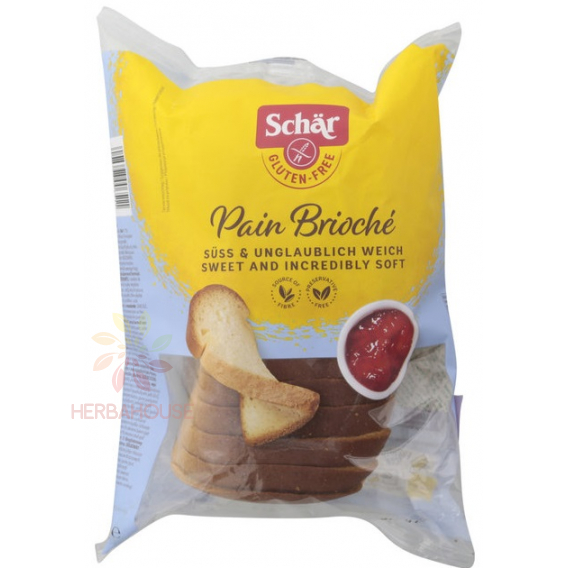 Obrázok pre Schär Pain Brioché bezgluténový sladký krájaný chlieb (370g) 