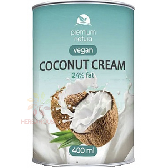 Obrázok pre Premium Natura Bezlepkový kokosový krém 24% (400ml)