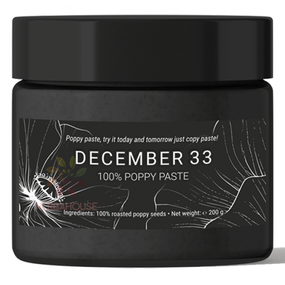 Obrázok pre December 33 100% pražená maková pasta (200g)