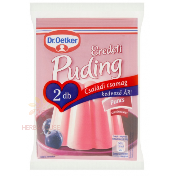 Obrázok pre Dr.Oetker Bezlepkový puding s punčovou príchuťou (2 x 40g)