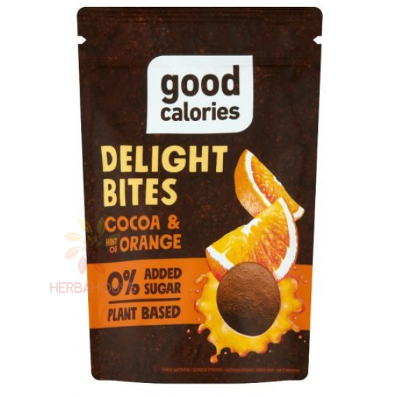 Obrázok pre Good Calories Datlové guličky s kakaom a pomarančovým olejom bez pridaného cukru (65g)