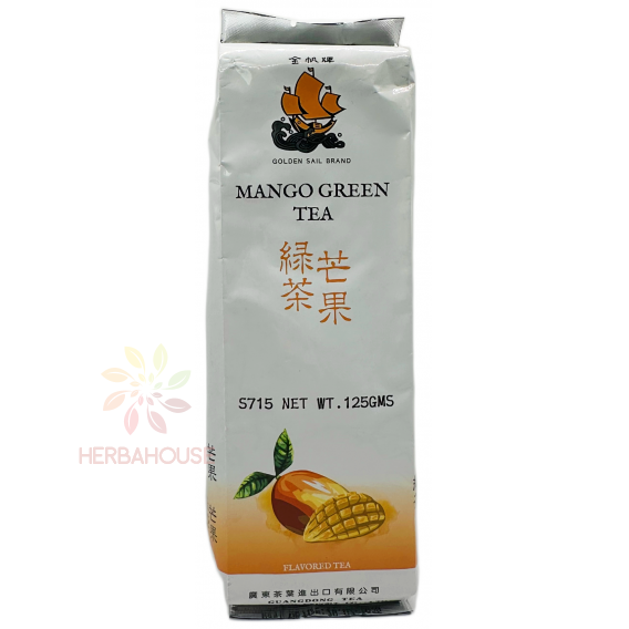 Obrázok pre Golden Sail Zelený čaj s mangom - sypaný (125g)