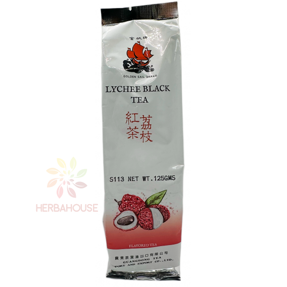 Obrázok pre Golden Sail Čierny čaj s liči - sypaný (125g)