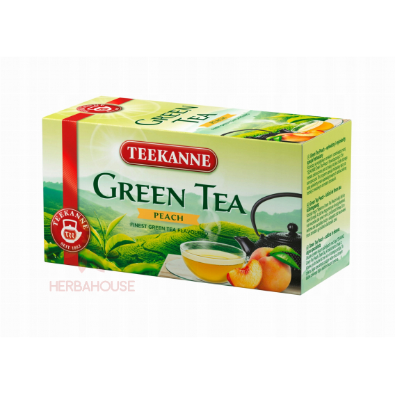 Obrázok pre Teekanne Green Tea Peach zelený čaj s príchuťou broskyne (20ks)
