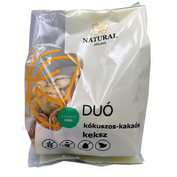 Obrázok pre Natural DUO Bezlepkové kokosky kakaové (150g)