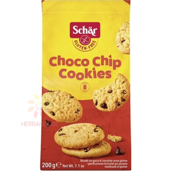 Obrázok pre Schär Choco Chip Cookies bezlepkové sušienky s kúskami čokolády (200g) 