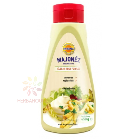Obrázok pre Dia-Wellness Rastlinná majonéza so sladidlom (450g)