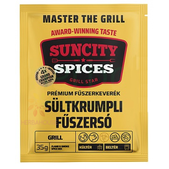 Obrázok pre SunCity Prémiové BBQ korenie na pečené zemiaky – grilovacia zmes na zemiakové prílohy (35g)