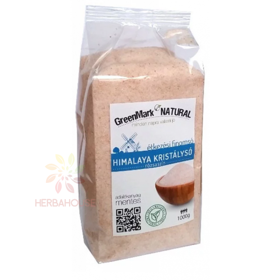 Obrázok pre GreenMark Natural Himalájska soľ ružová jemná (1000g)