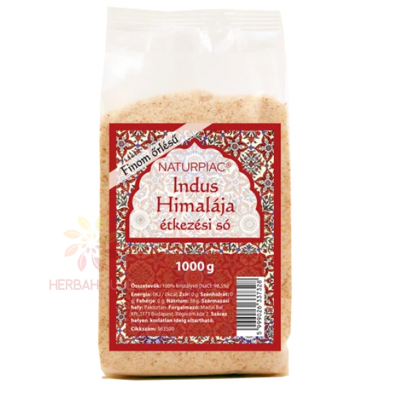 Obrázok pre Indus Himalájska soľ ružová jemná (1000g)