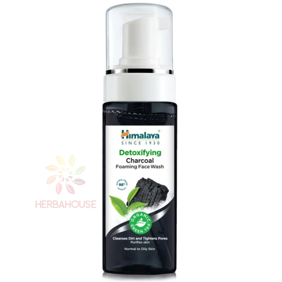 Obrázok pre Himalaya Detoxikačný penový čistiaci gél na tvár s aktívnym uhlím a bio zeleným čajom (150ml)