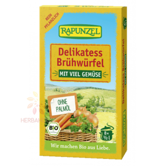 Obrázok pre Rapunzel Delikatess Bio zeleninový bujón v kockách (8ks)