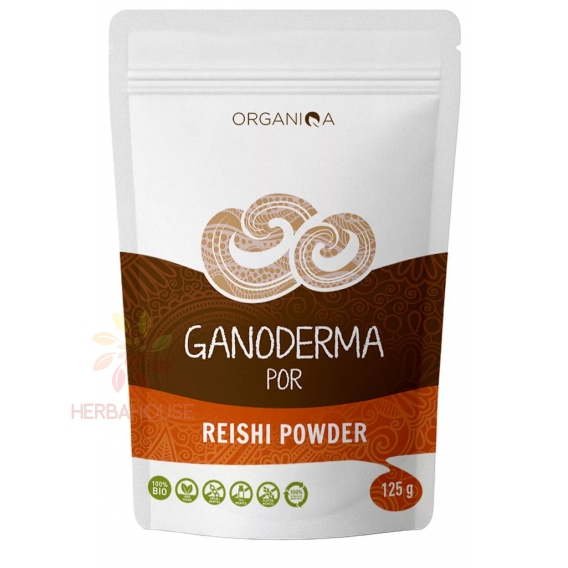 Obrázok pre Organiqa Bio Reishi – Ganoderma lucidum prášok (125g)