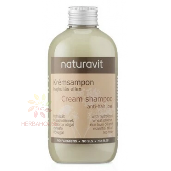 Obrázok pre Naturavit Krémový šampón proti vypadávaniu vlasov (250ml)