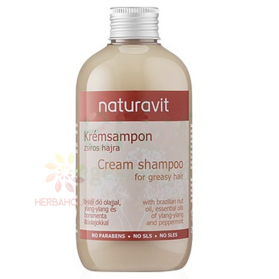 Obrázok pre Naturavit Krémový šampón na mastné vlasy (250ml)