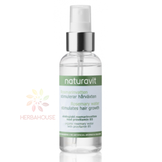 Obrázok pre Naturavit Rozmarínová voda spray - na podporu rastu vlasov (100ml)