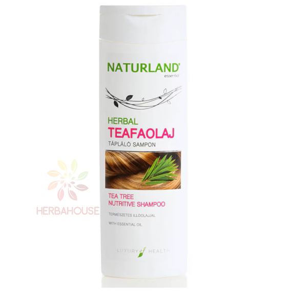 Obrázok pre Naturland Herbal výživný šampón s tea tree olejom proti lupinám a vypadávaniu vlasov (200ml)
