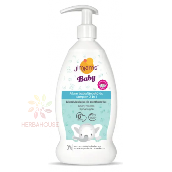 Obrázok pre JimJams Baby 2v1 kúpeľ a šampón pre bábätká (400ml)