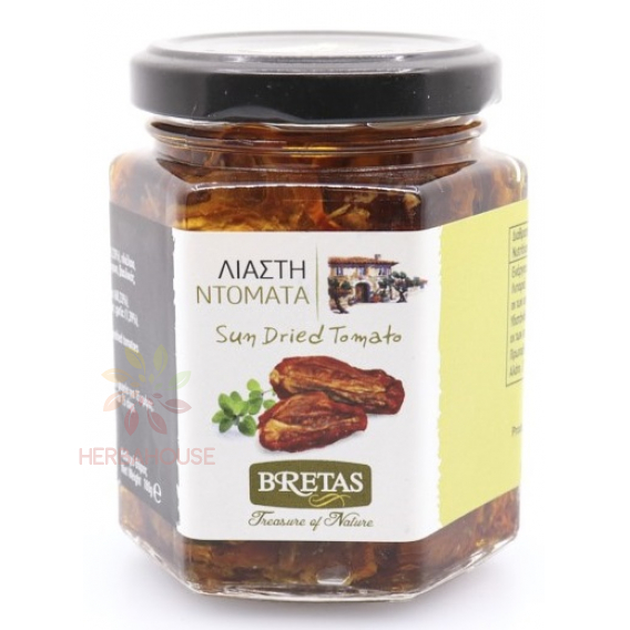 Obrázok pre Bretas Sušené paradajky v oleji s bylinkami (190g)