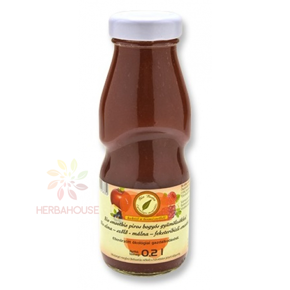 Obrázok pre Bio Berta Smoothie červené - 100% bio jablko, hrozno, malina, černica, ríbezle (200ml)