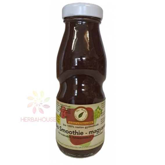 Obrázok pre Bio Berta Smoothie maďarské - 100% bio malina, biele hrozno, jahoda (200ml)