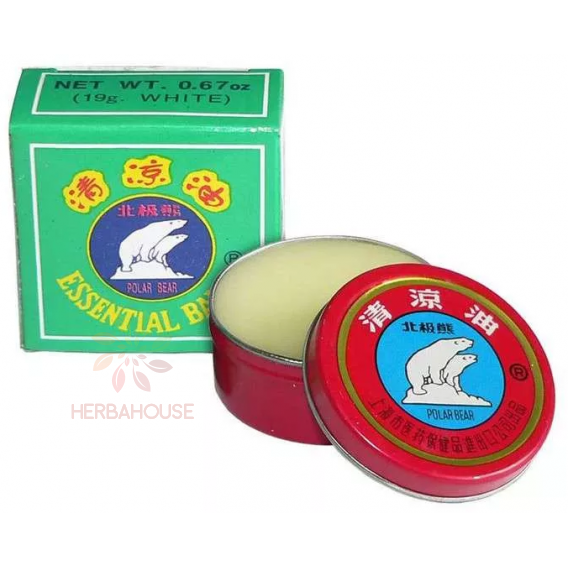 Obrázok pre Dr.Chen Polar Bear Essential Balm - chladivý bylinný balzam na svaly, kĺby a dýchanie (19g)