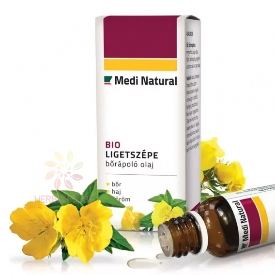 Obrázok pre MediNatural Bio pupalkový olej na suchú a citlivú pleť (20ml)