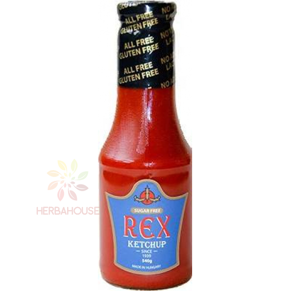 Obrázok pre Rex Kečup jemný bez cukru so stéviou (540g)