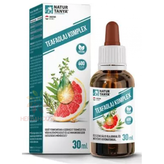 Obrázok pre Natur Tanya Komplex s čajovníkovým olejom – podpora imunity, trávenia a dýchacích ciest (30ml)