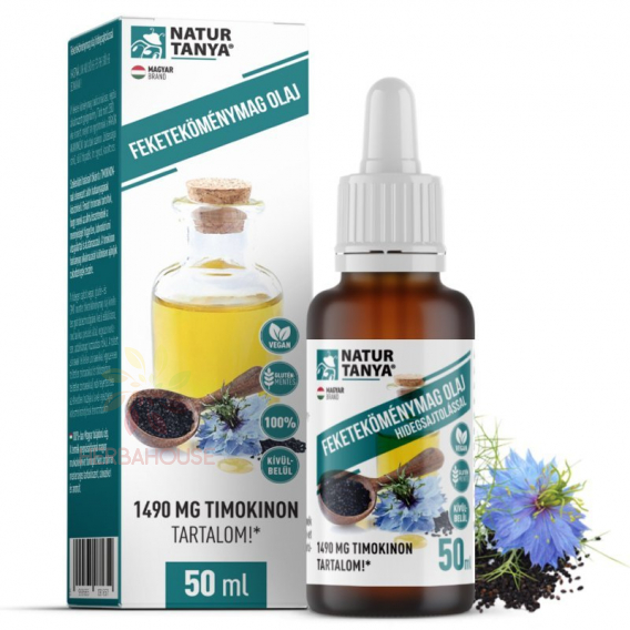 Obrázok pre Natur Tanya Olej z čiernej rasce (Nigella Sativa) lisovaný za studena (50ml)