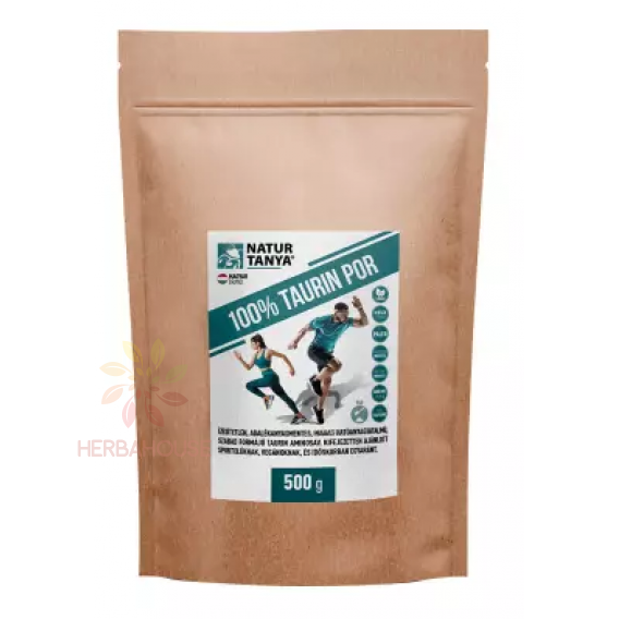 Obrázok pre Natur Tanya 100% Taurín – čistý taurínový prášok (500g)