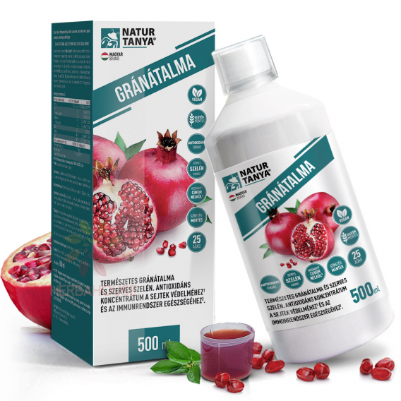 Obrázok pre Natur Tanya Koncentrát z granátového jablka s organickým selénom (500ml)