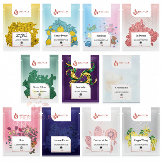 Obrázok pre Issencia Skúšobný set pracích parfumov 11×7 ml (77ml)