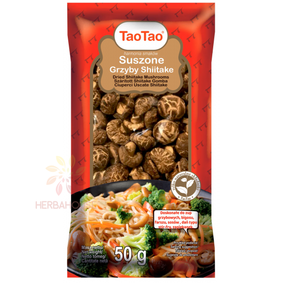 Obrázok pre TaoTao Sušené shiitake huby (50g)