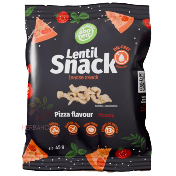 Obrázok pre Abonett Bezlepkový šošovicový snack s príchuťou pizze (45g)