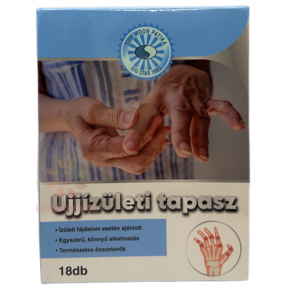 Obrázok pre Sun Moon Náplaste na prstové kĺby s bylinkovými extraktmi (18ks)