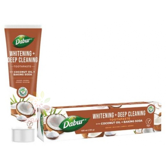 Obrázok pre Dabur Prírodná zubná pasta bez fluoridov so zázvorom a mätou (100ml)