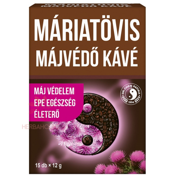 Obrázok pre Dr.Chen Instantná káva s pestrecom mariánskym pre ochranu pečene 15 sáčkov (180g)